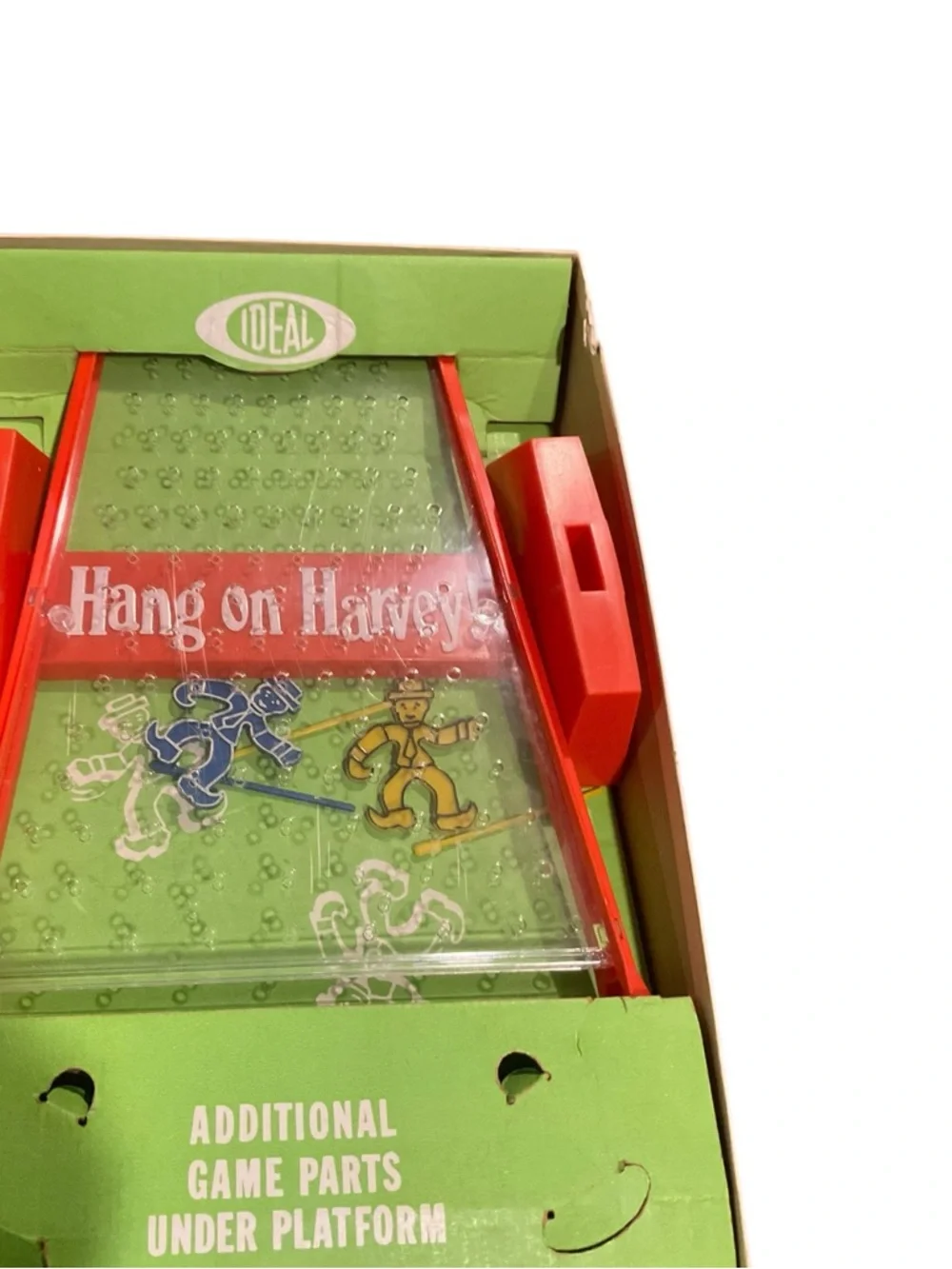 Hang On Harvey 1969 Ideal Toys Boardgame vtg Board Game box complete pegs mcm